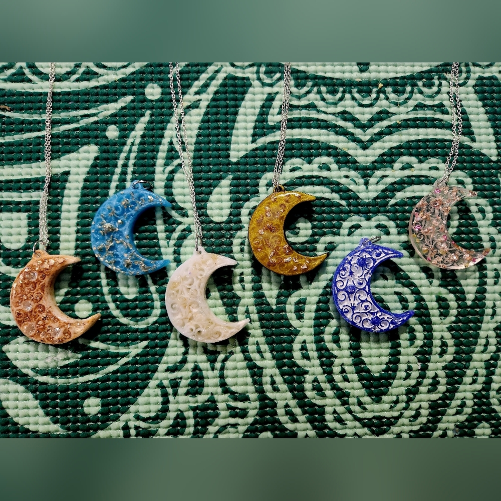 Crescent moon necklace